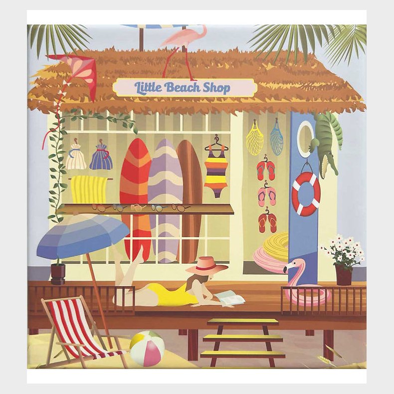 Vissevasse Puslespil - 15x21 cm - Little Beach Shop - 150 pcs.