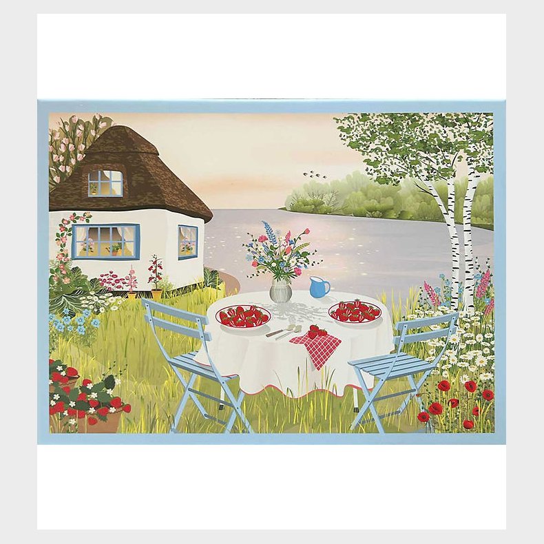 Vissevasse Puslespil - 1000 Brikker - 63x45 cm - Sweet Strawberr