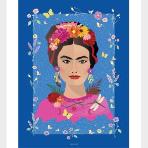 Vissevasse Plakat - 30x40 - Frida Kahlo