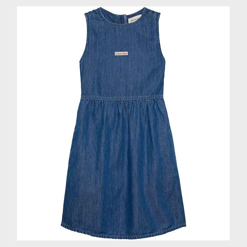 Calvin Klein Kjole - Denim - Mid Serenity Blue