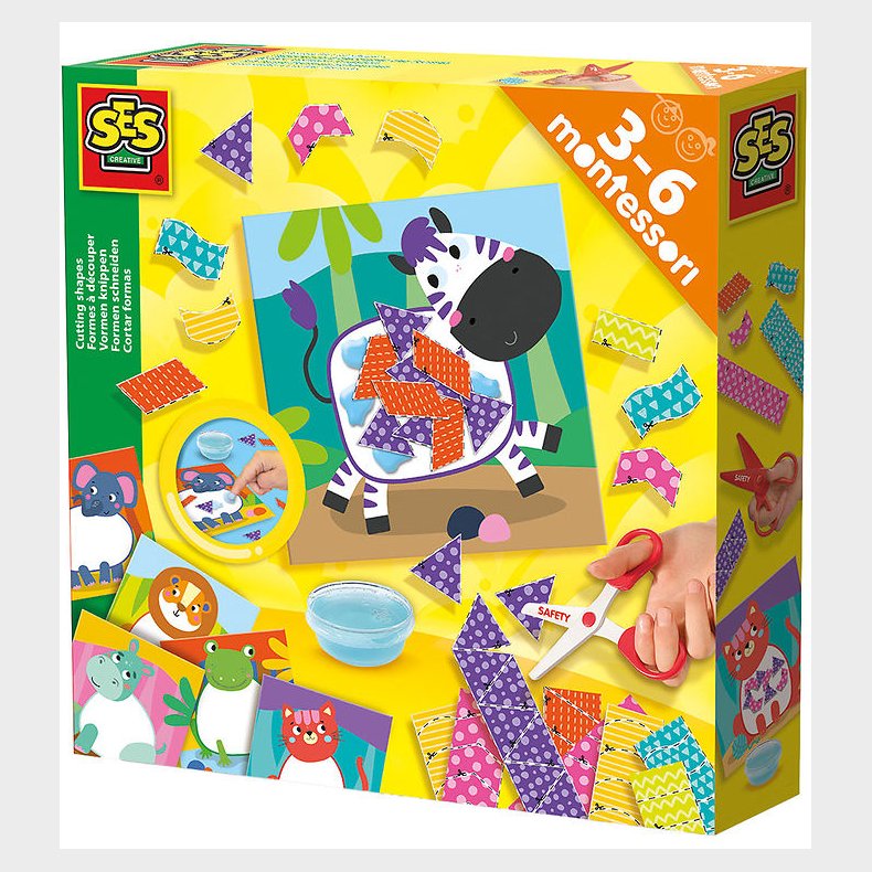 SES Creative - Montessori - L�r at klippe Kollager