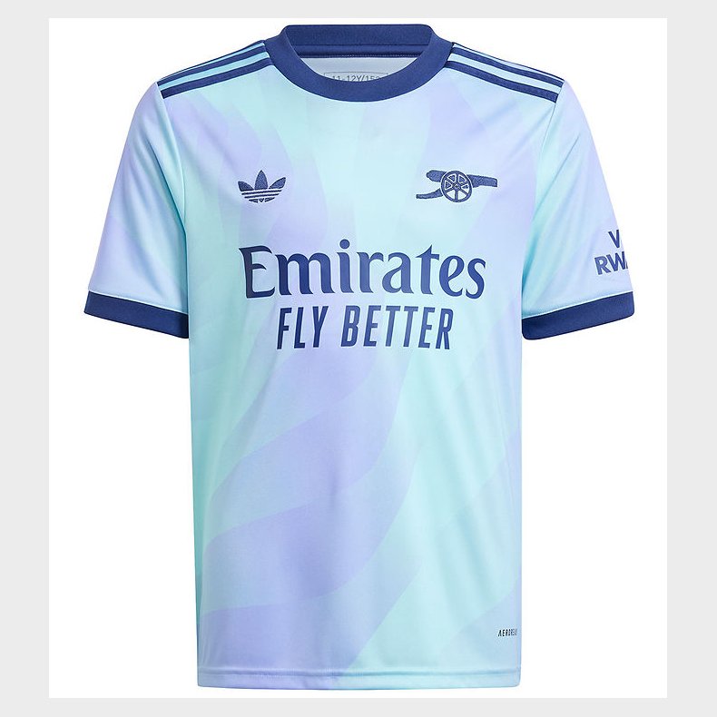 adidas Performance T-shirt - AFC 3 JSY Y - CLAQUA/LTFLPU