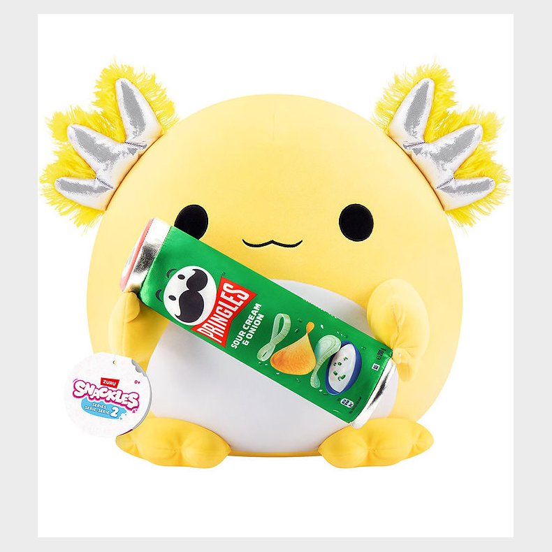 Snackles Bamse - 35 cm - Leon m. Pringles