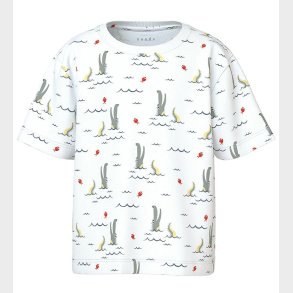 Name It T-shirt - NmmValther - Bright White/Fish Alligator