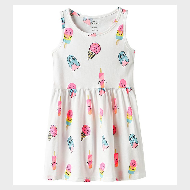 Name It Kjole - NmfVineo - Bright White/Ice