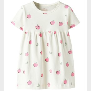 Name It Kjole - NbfVandora - Cloud Dancer/Apples