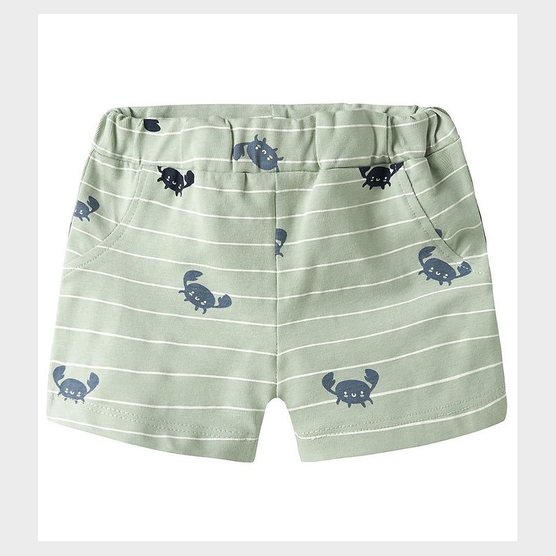 Name It Shorts - NbmVroels - Aqua Gray/Crabs