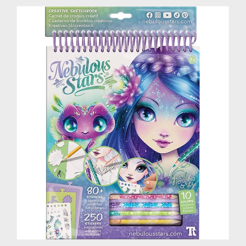 Nebulous Stars Tegnes�t - Creative Sketchbook - Nenuphia