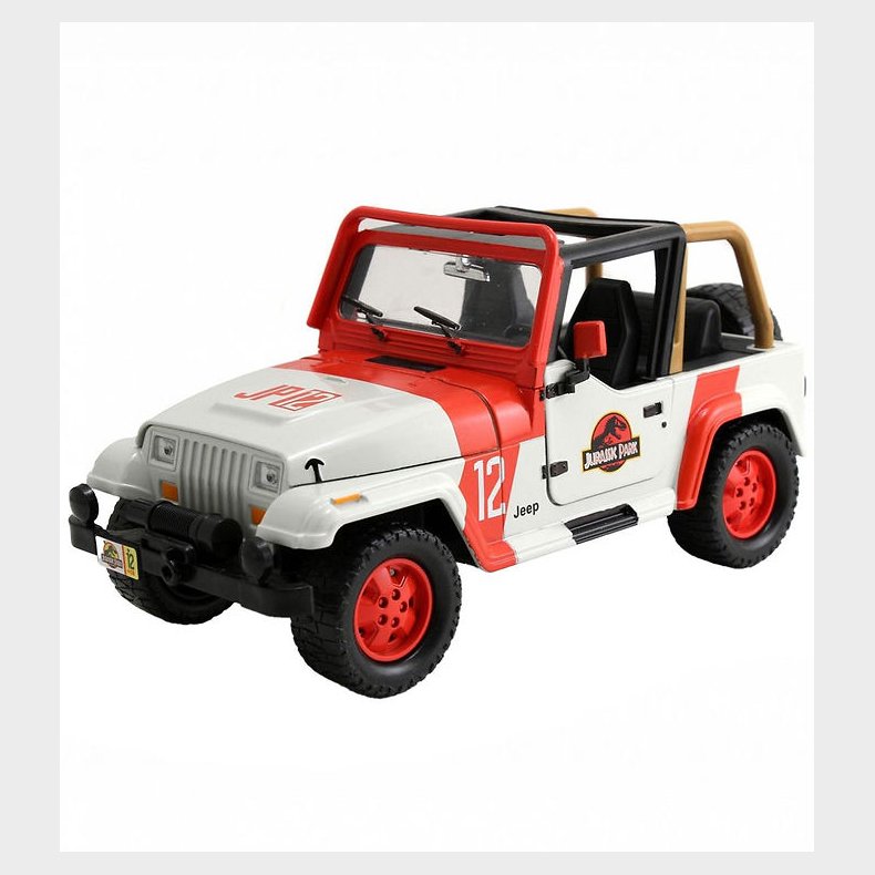 Jada Bil - Jurassic World 1992 Jeep Wrangler - 1:24