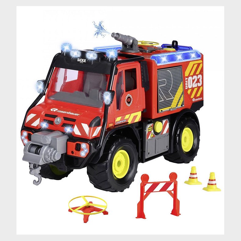Dickie Toys Brandbil - Unimog U530 Fire Rescue
