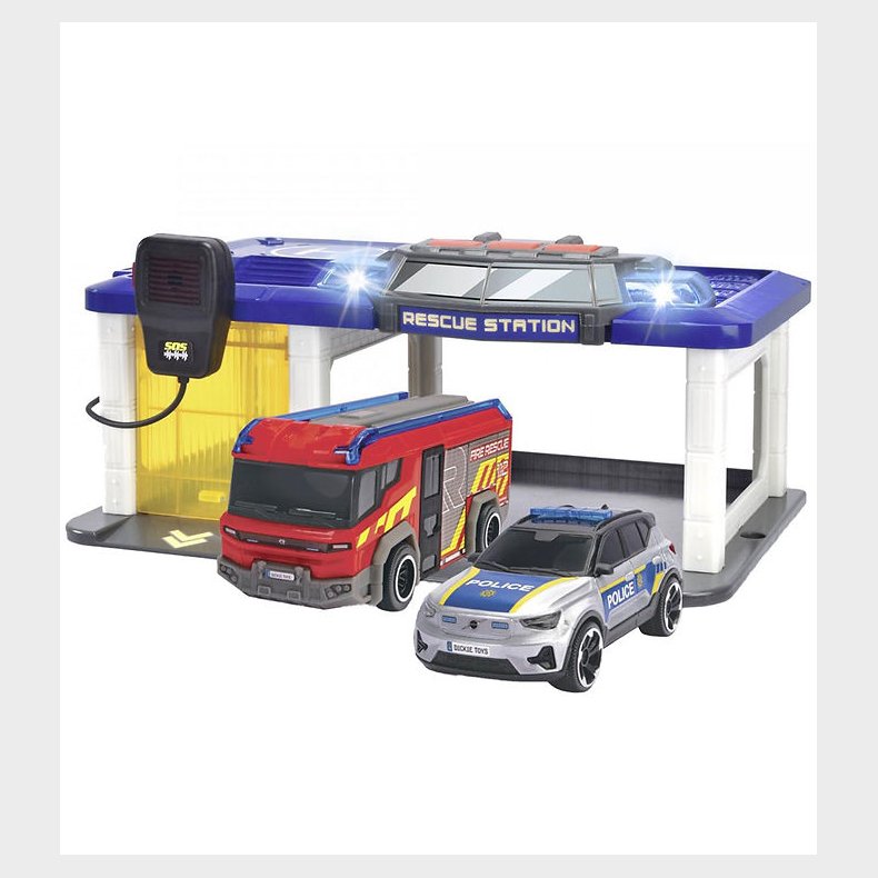 Dickie Toys Legest - Rescue Station - Lys/Lyd