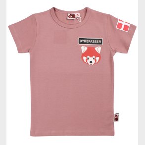 DYR-Cph T-shirt - Dyrepasser - Rose Beige Roed Panda