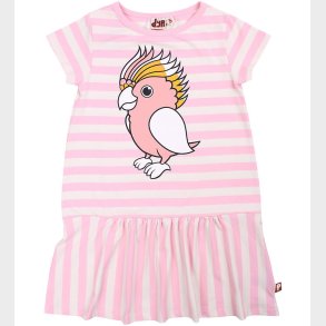 DYR-Cph Kjole - Dyrzanzi - Pastel Pink/Chalk Papegoeje