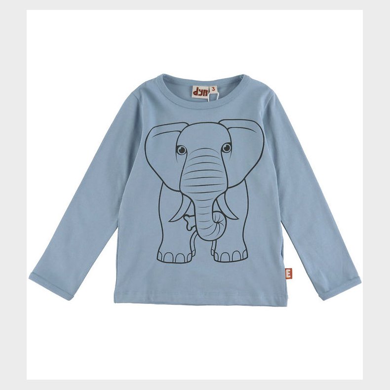 DYR-Cph Bluse - Dyrshedding - Porcelaine Outline Elefant