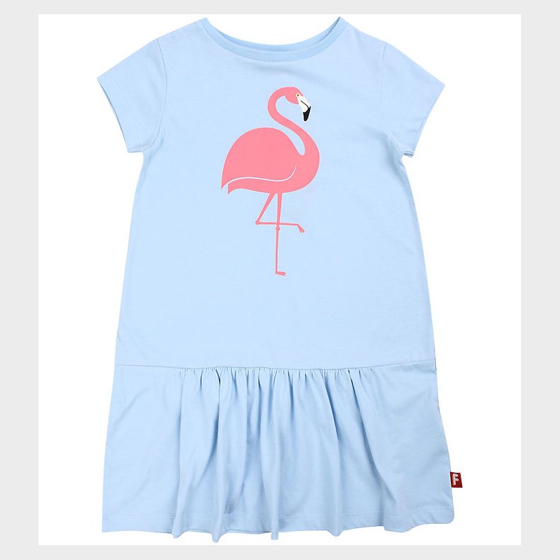 DYR-Cph Kjole - Dyrperky - Baby Blue Flamingo