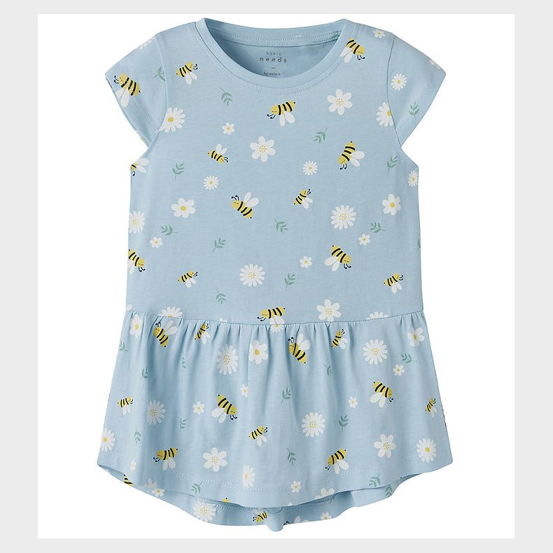 Name It Kjole - NmfVigga - Noss - Cool Blue/Bubblebee