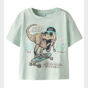 Name It T-shirt - NmmVanyo - Honeydew/Dino