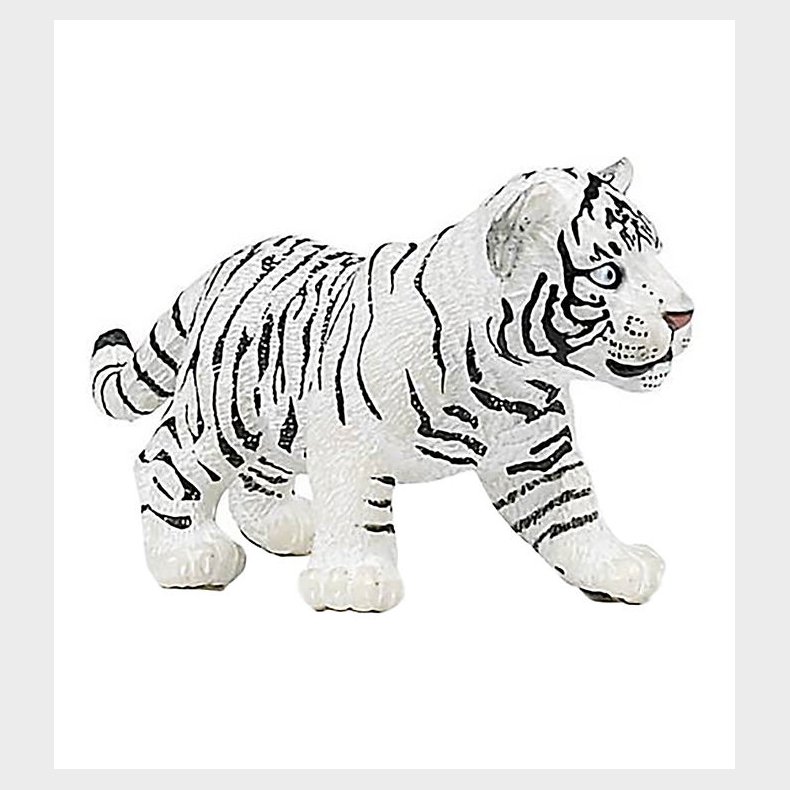 Papo Hvid Tigerunge - H: 3,3 cm