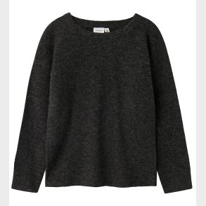 Name It Bluse - Strik - NkmTalils - Dark Grey Melange