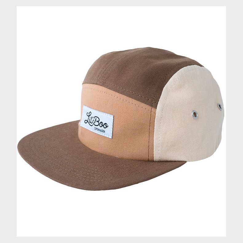 Lil' Boo Copenhagen Kasket - Block Brown 5-Panel - Brun