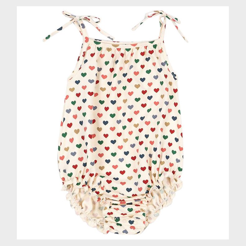 Konges Sljd Sommerdragt - Strap - Coeur Color/Hjerter
