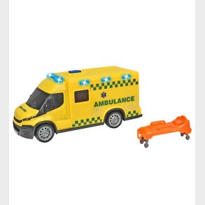 Dickie Toys Ambulance - Iveco - Lys/Lyd