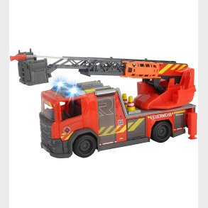 Dickie Toys Brandbil - Scania Fire Patrol - Lys/Lyd