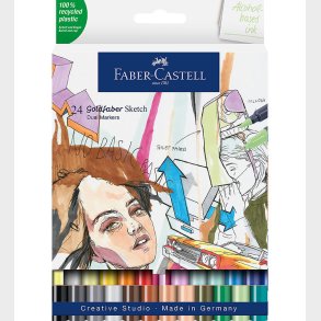 Faber-Castell Tusser - Goldfaber Sketch Marker - 24 stk
