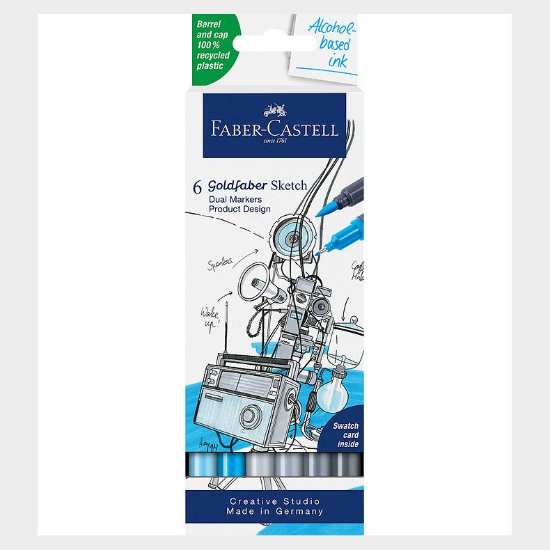 Faber-Castell Tusser - Goldfaber Sketch Marker Product Design -