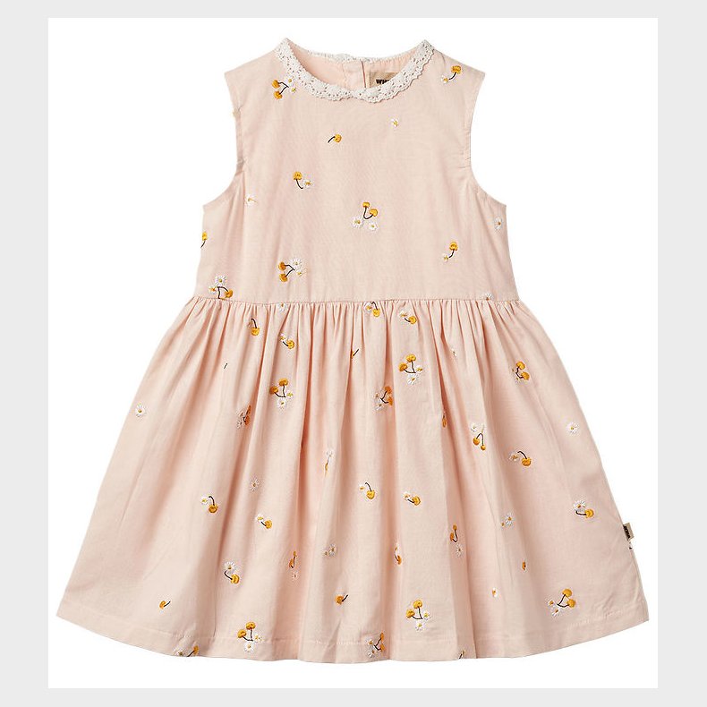 Wheat Kjole - Elma - Powder Yellow Cherries