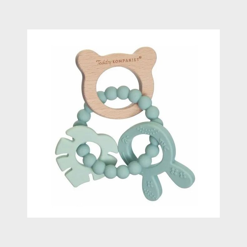 Teddykompaniet  Silikone &  tr Bidering, Lindeblomstgrn