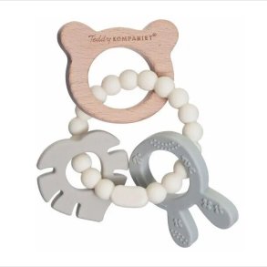 Teddykompaniet  Silikone &  tr Bidering, Creme