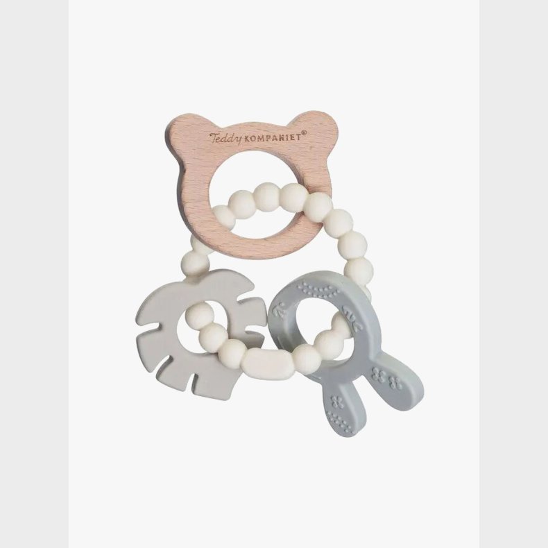 Teddykompaniet  Silikone &  tr� Bidering, Creme