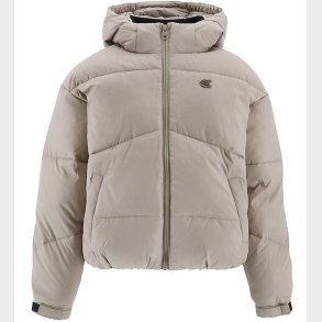 Calvin Klein Dynejakke - Short Puffer - Mourning Dove Grey