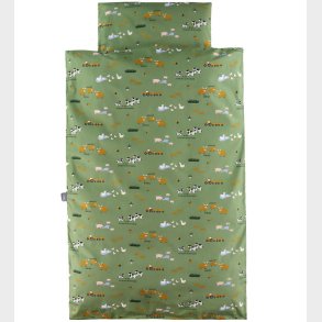 N�rgaard Madsens Senget�j - Baby - Gr�n m. Bondeg�rd