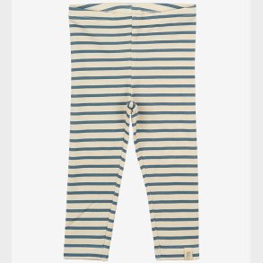Petit Piao Leggings - Sum - Blue Mirage/Off White