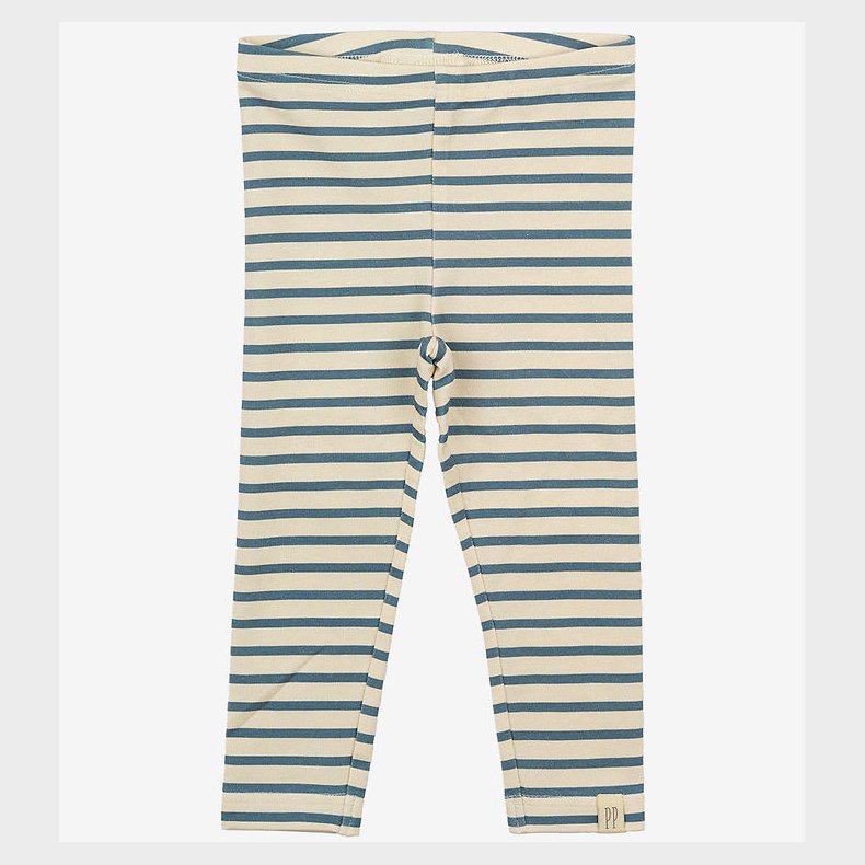 Petit Piao Leggings - Sum - Blue Mirage/Off White