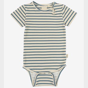 Petit Piao Body k/ - Sum - Blue Mirage/Off White