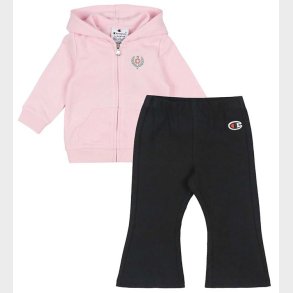 Champion St - Cardigan/Bukser - Lyserd/Sort m. Logo