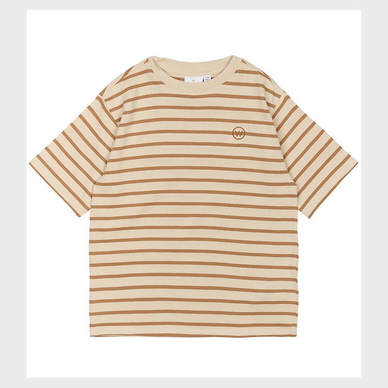 The New T-Shirt - TnNero - Indian Tan Striped