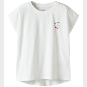 Name It T-Shirt - NkfVarutti - Bright White/Heart cherry