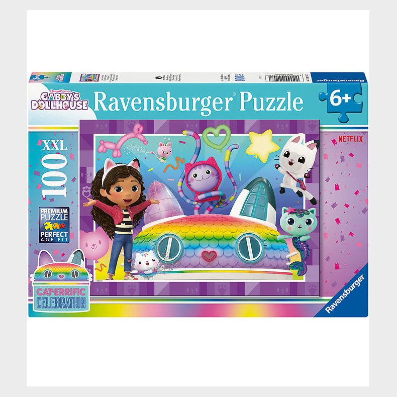 Ravensburger Puslespil - 100 Brikker - Gabby's Dollhouse
