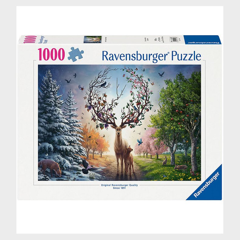 Ravensburger Puslespil - 1000 Brikker - Magical Deer