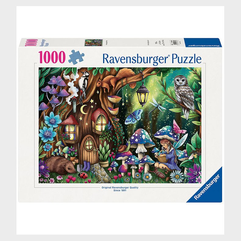 Ravensburger Puslespil - 1000 Brikker - In The Magical Forest