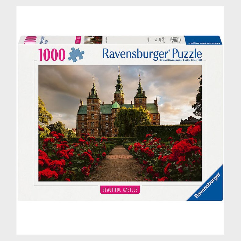 Ravensburger Puslespil - 1000 Brikker - Rosenborg Castel