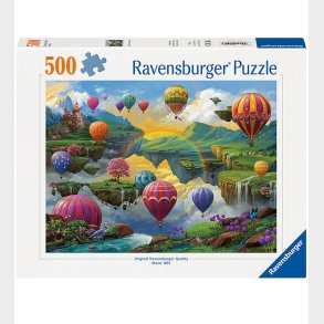 Ravensburger Puslespil - 500 Brikker - Air Balloon Valley