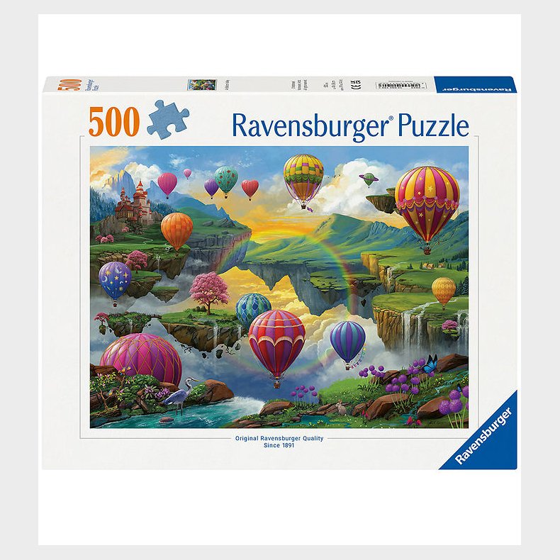 Ravensburger Puslespil - 500 Brikker - Air Balloon Valley
