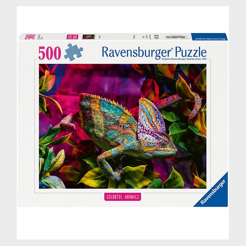 Ravensburger Puslespil - 500 Brikker - Chameleon