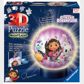 Ravensburger Puslespil - 3D - 72 Brikker - Gabby's Dollhouse Nig