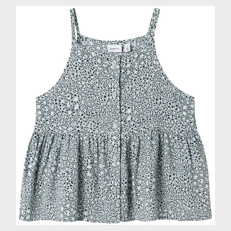 Name It Top - NkfJilli - Strap - Aqua Gray/Leo
